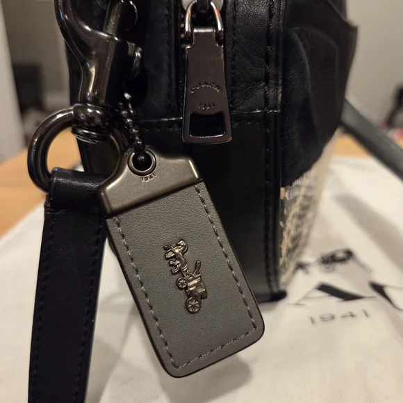 Coach 1941 Canteen Crossbody Bag With Patchwork And Snakeskin Detail - Picture 7 of 10